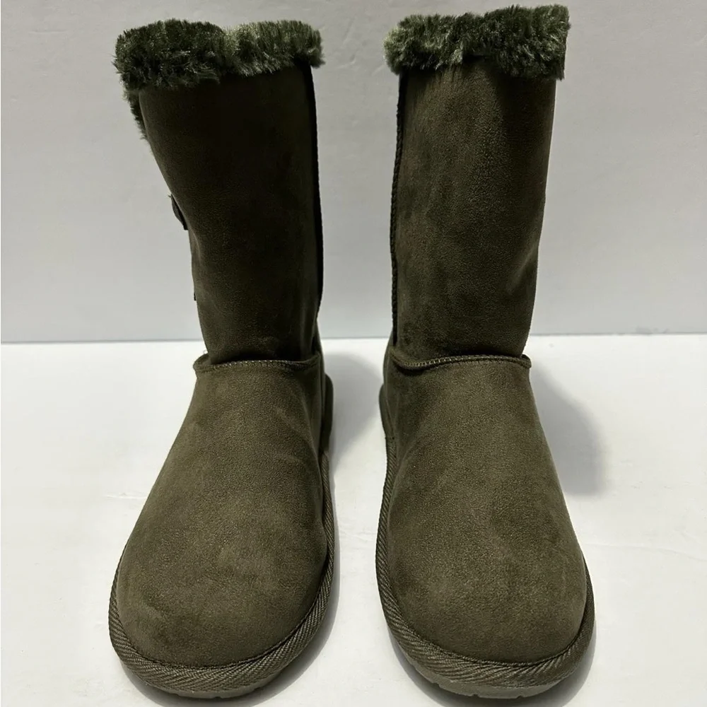 Sugar Womens Marty Faux Suede Cold Weather Winter & Snow Boots Shoes Size 8m